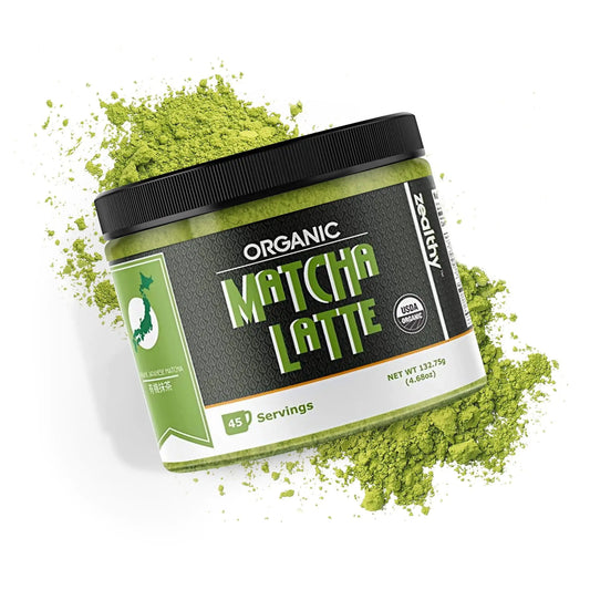 Ceremonial Grade Matcha Latte Blended in Vanilla Ashwagandha